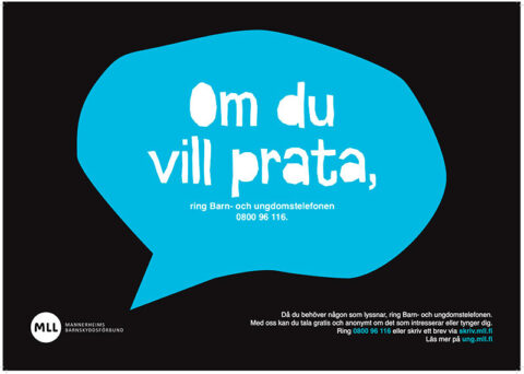 Affisch Om du vill prata