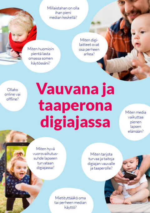 Vauvana ja taaperona digiajassa -esite