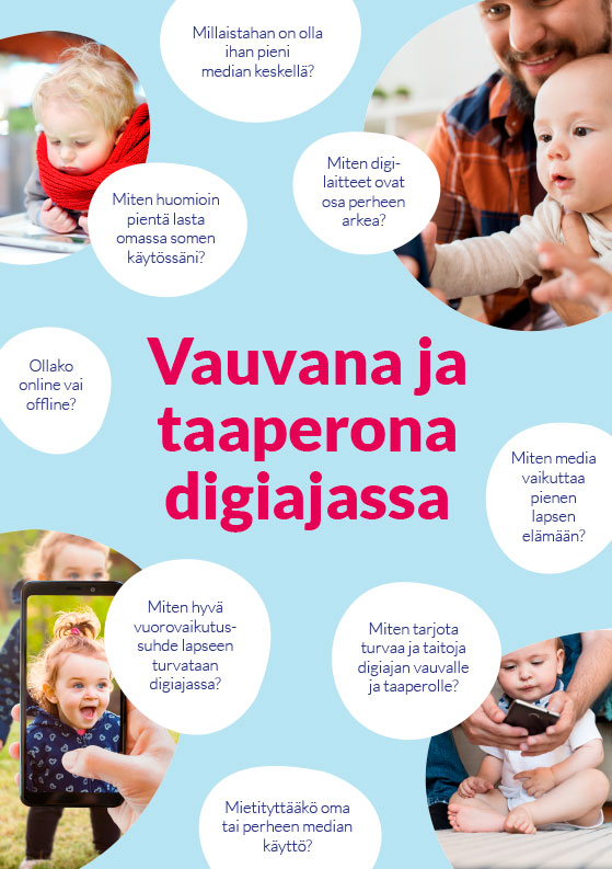 Vauvana ja taaperona digiajassa -esite